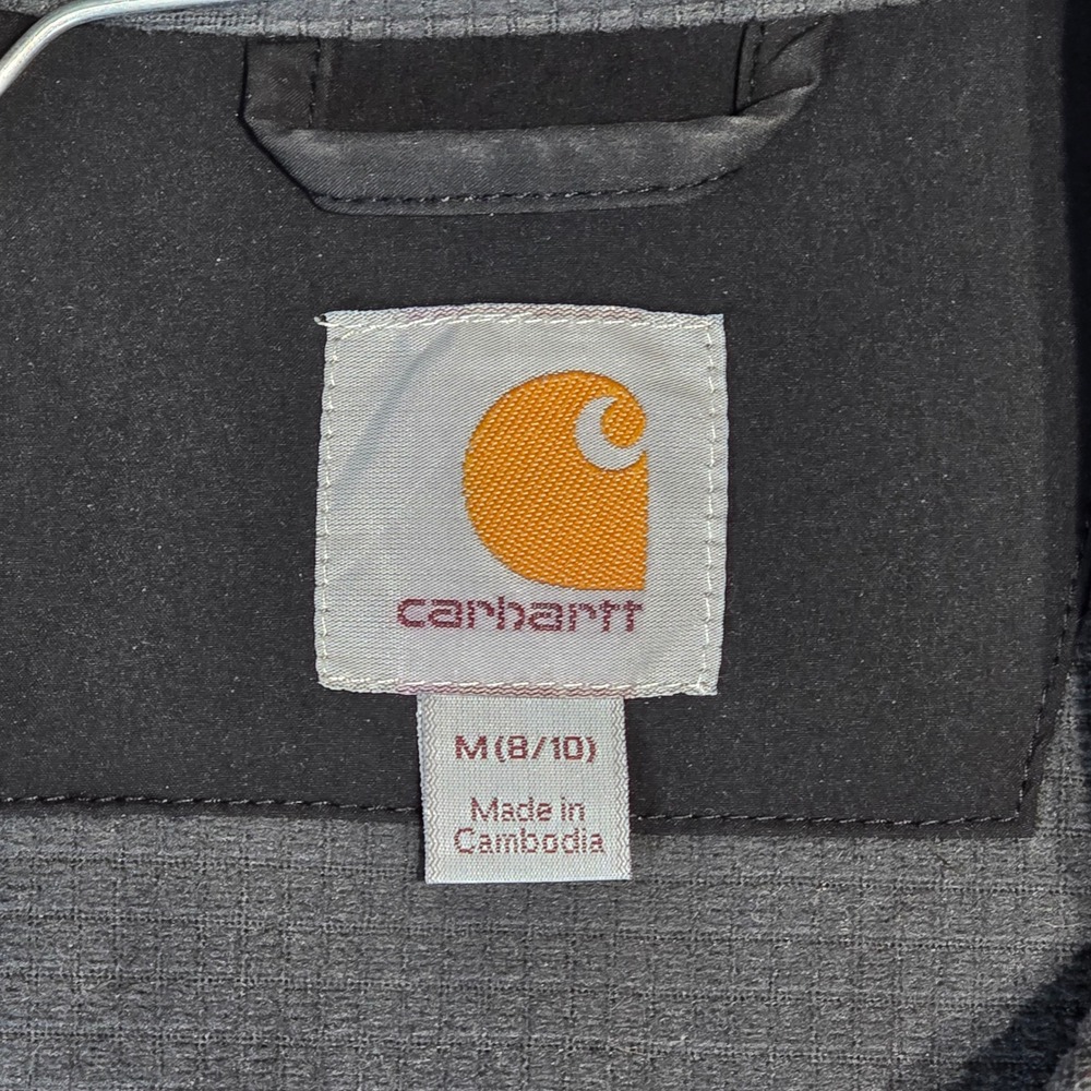 Carhartt Womens Softshell Vest Burgundy Full Zip Fleece Lined 102254 Medium 8/10 - Picture 4 of 15